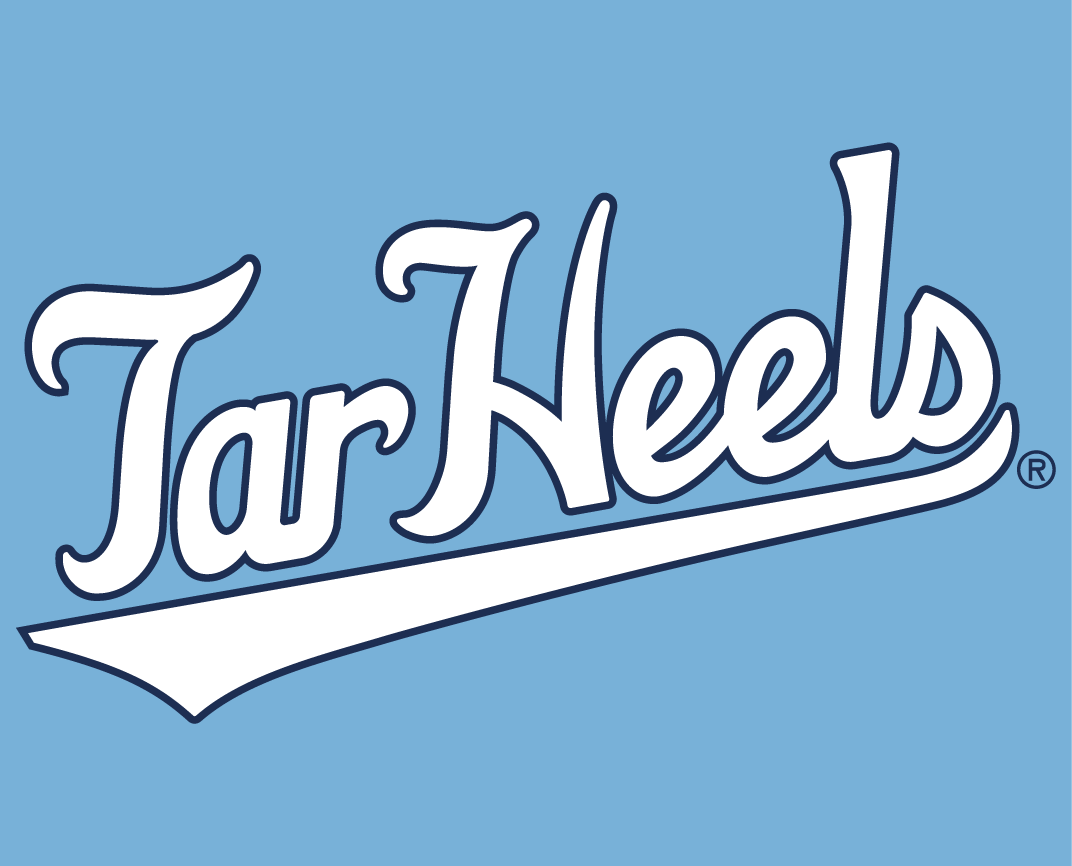 North Carolina Tar Heels 2015-Pres Wordmark Logo v11 iron on transfers for fabric